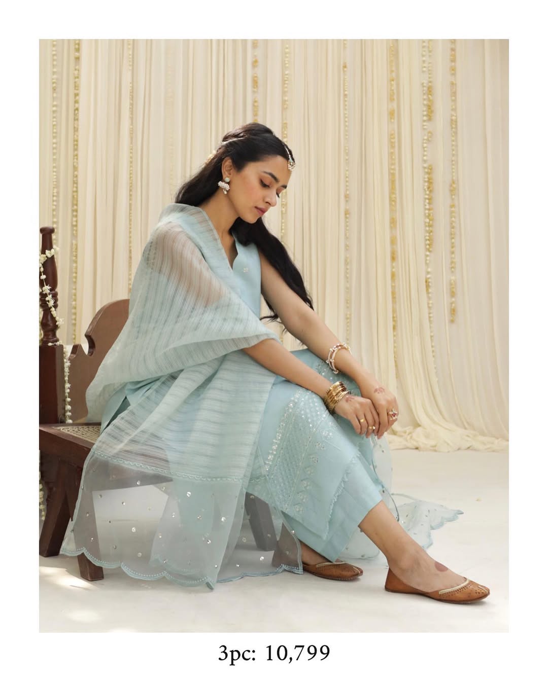ASMANI | 3-Pc Stitched Embroidered Outfit