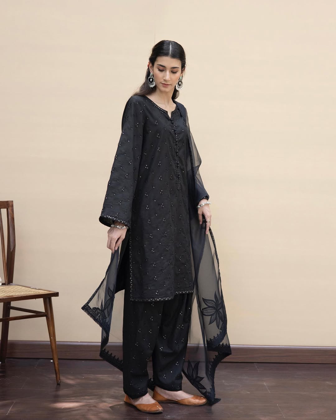 Koyal | 3-pc Stitched Embroidered Outfit