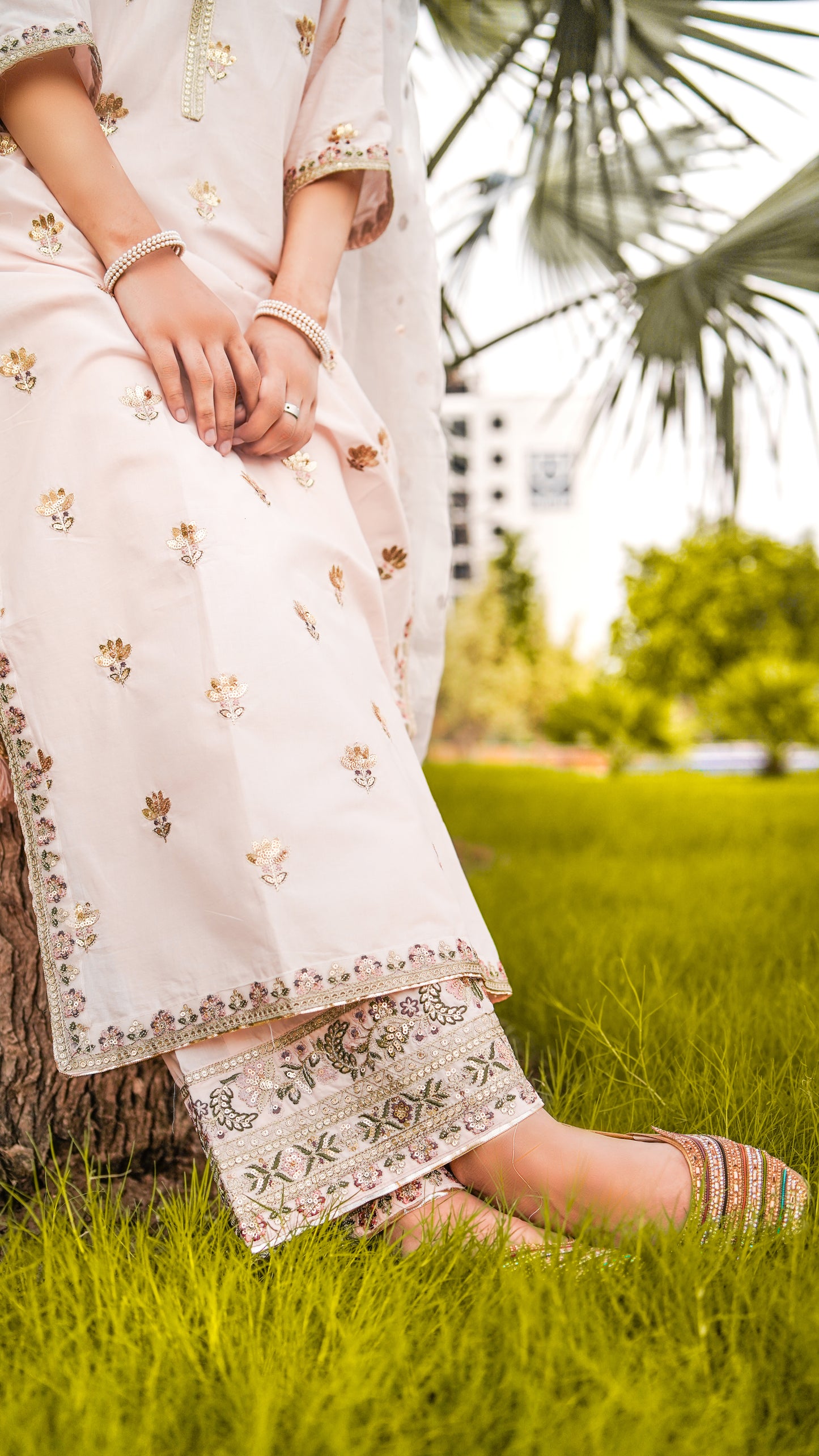 ROSE BLUSH | 3-PC Stitched Embroidered Outfit