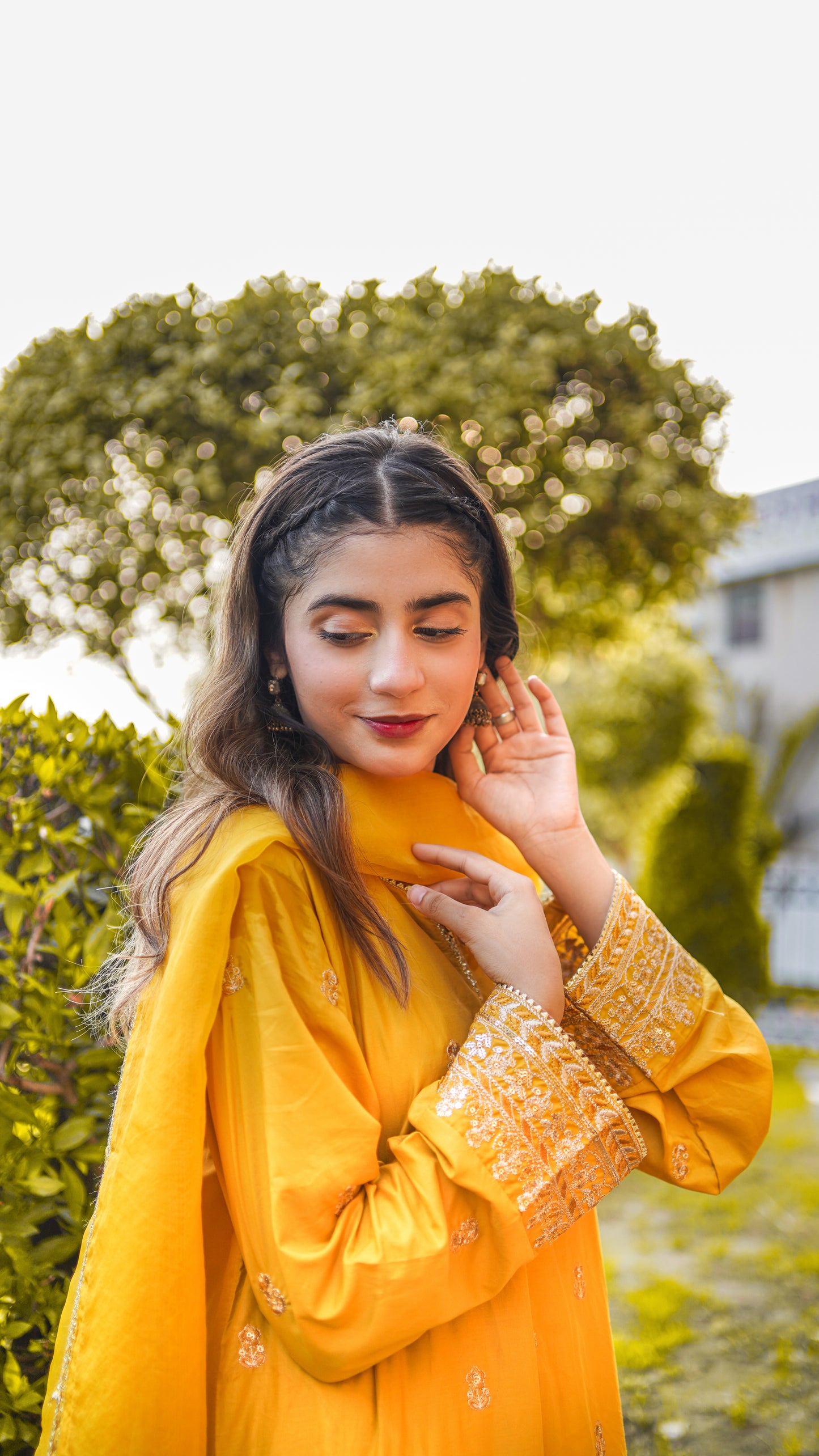 Sunset Blaze | 3-Pcs Stitched Embroidered Outfit