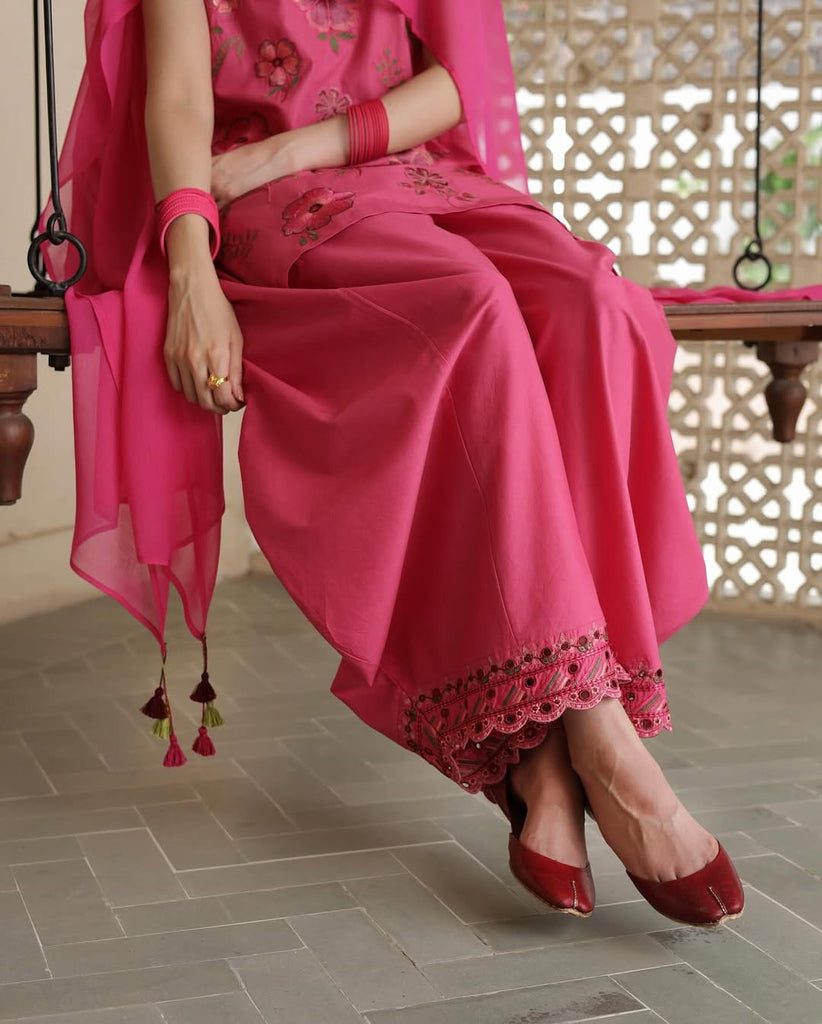 CANDY FLORA | 3Pc Stitched Embroidered Outfit
