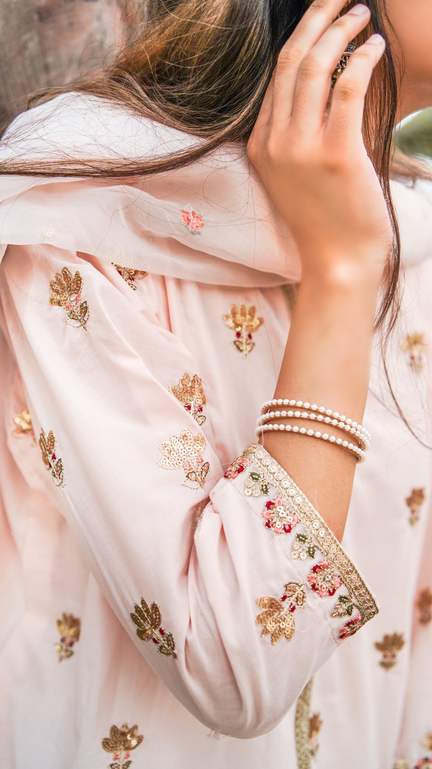 ROSE BLUSH | 3-PC Stitched Embroidered Outfit