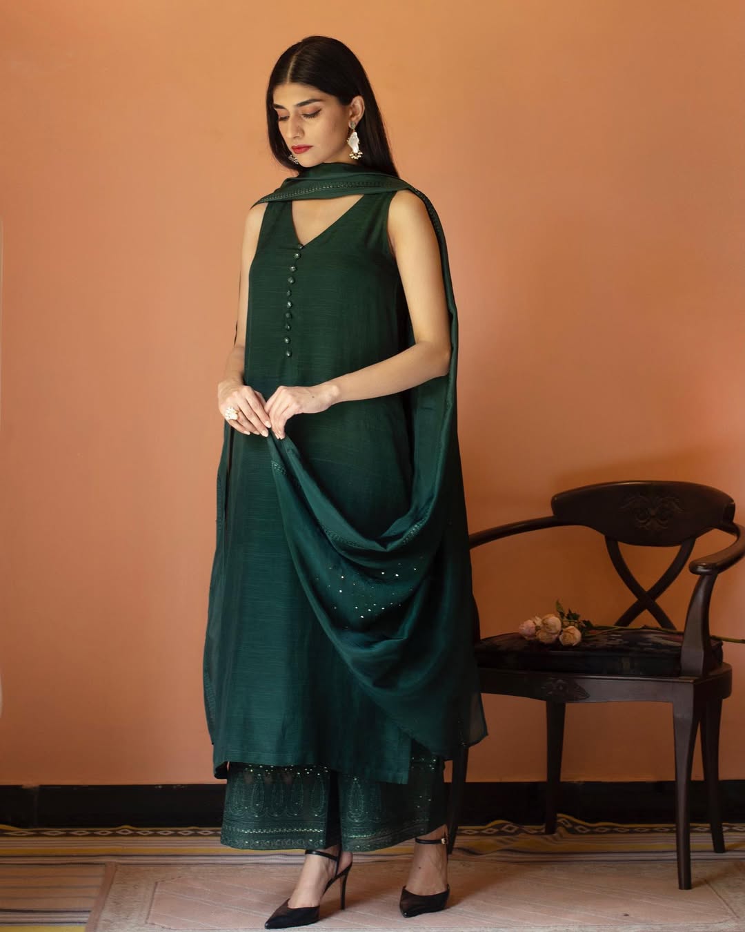JADORE | 3-Piece Stitched Embroidered Outfit