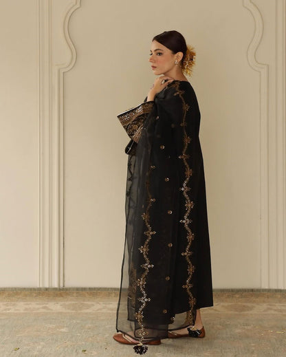 BRONZE MUSE | 3-Pcs Stitched Embroidered Suit