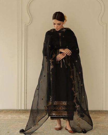 BRONZE MUSE | 3-Pcs Stitched Embroidered Suit