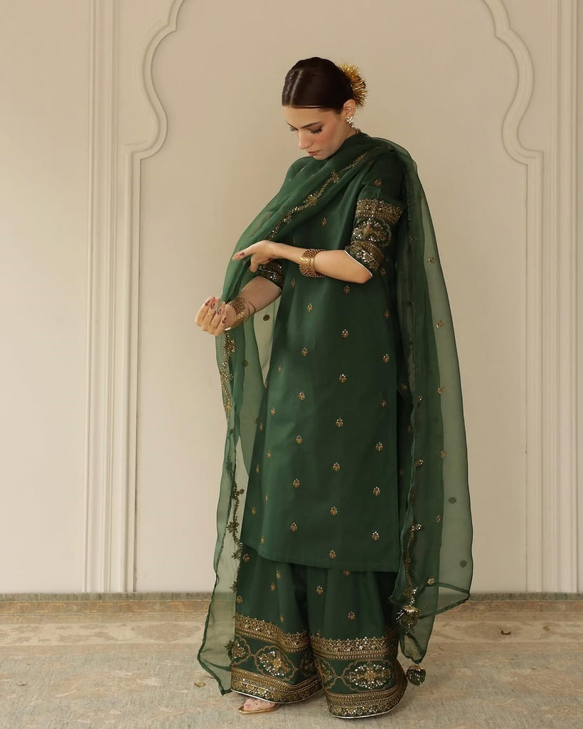 JADE | 3-Pcs Stitched Embroidered Outfit