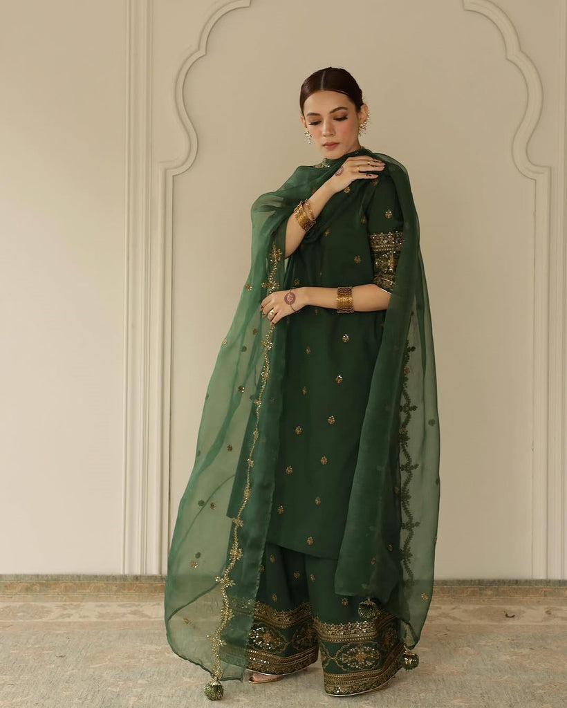 JADE | 3-Pcs Stitched Embroidered Outfit