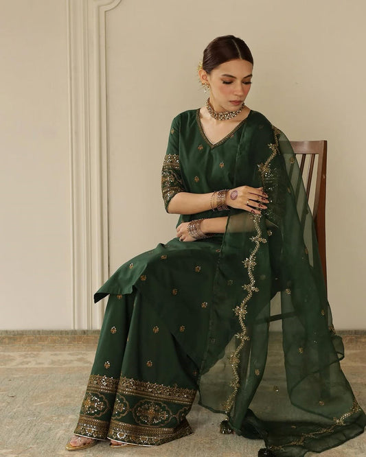 JADE | 3-Pcs Stitched Embroidered Outfit