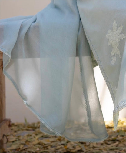 Aquamarine | 3-Piece Stitched Suit