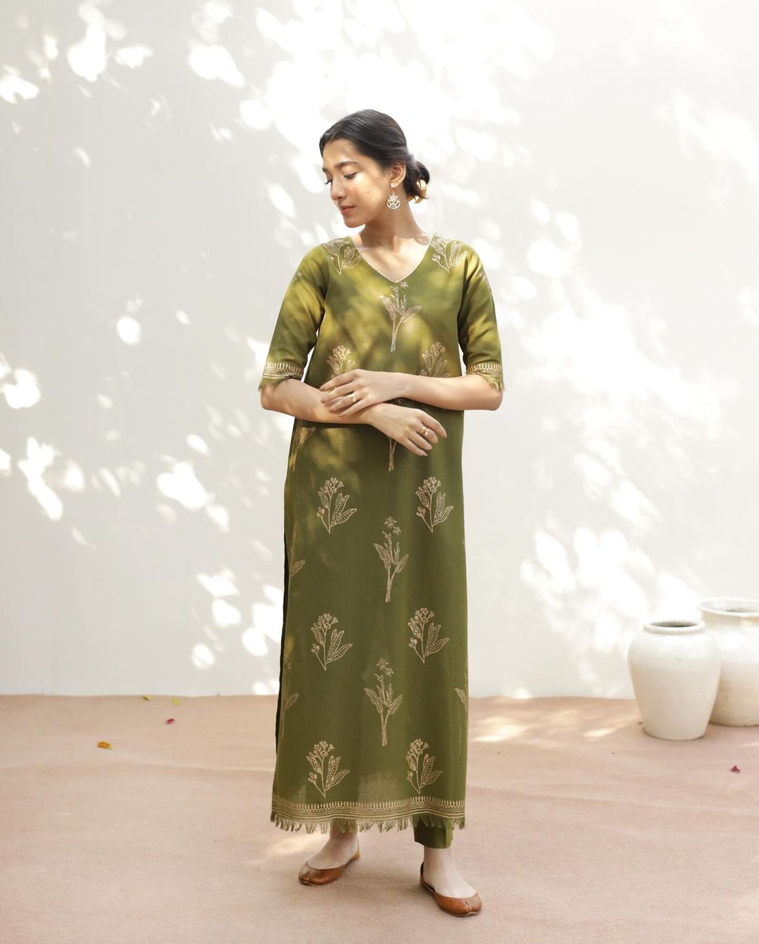 Mint Aura – 2-Piece Dhanak Suit