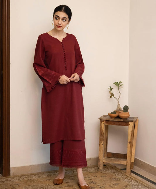 GULNAR | 2-Piece Stitched Embroidered Outfit