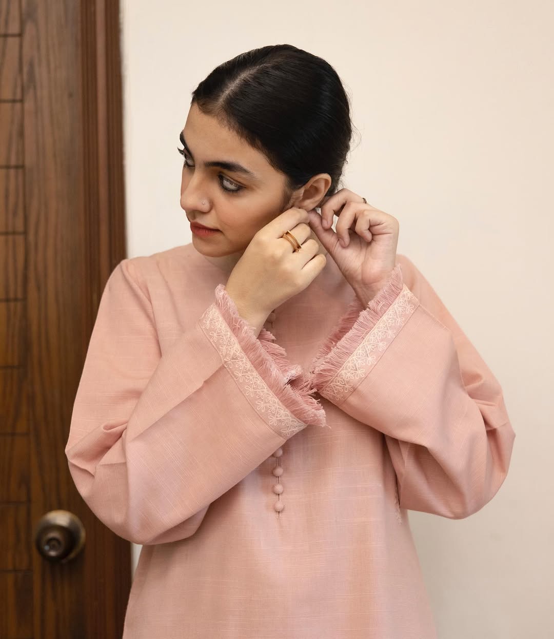 TEA PINK | 2-pc Stitched Embroidered Outfit